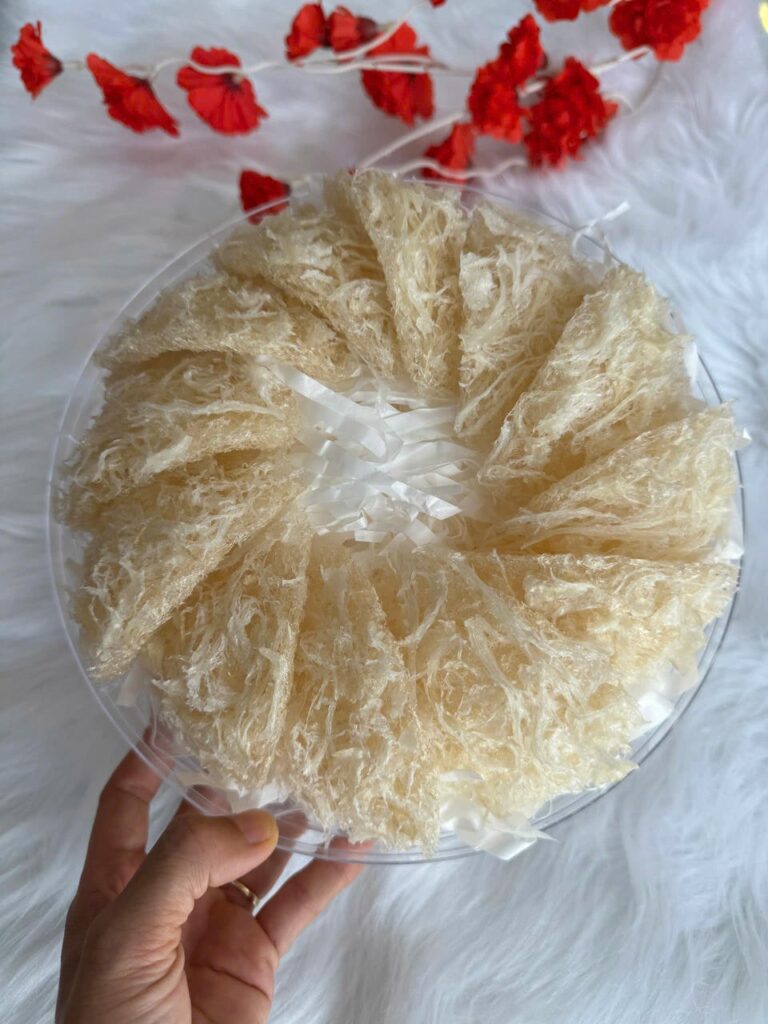 yến sơ chế sởi