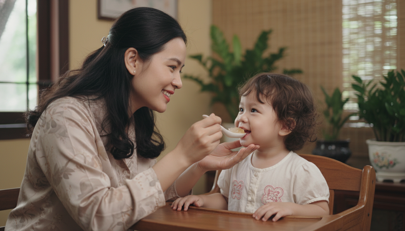 Lưu ý quan trọng khi cho bé ăn món tổ yến chưng sữa tươi