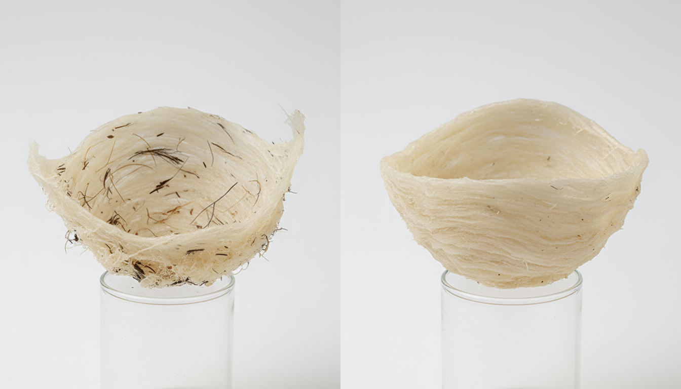 So sánh yến thô phổ thông và yến thô loại 1 để phân biệt yến thô loại 1 chính xác.